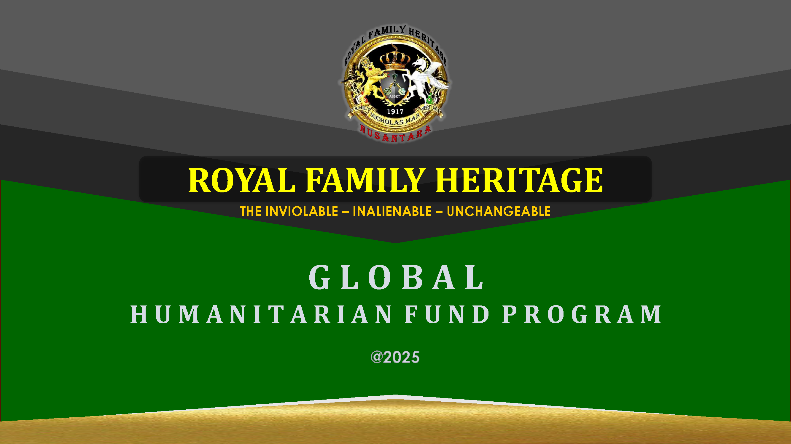 Fund Program Global Humanitarian Fund Program โ Royal Family Heritage | FAMILYHERITAGE